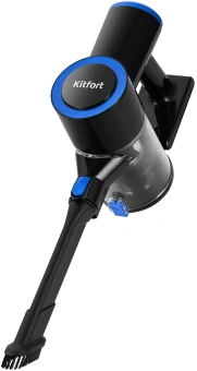 Пылесос ручной Kitfort КТ-5279 200Вт черный/синий - купить недорого с доставкой в интернет-магазине