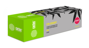 Картридж лазерный Cactus CS-O530Y 44469752 желтый (5000стр.) для Oki C530 - купить недорого с доставкой в интернет-магазине