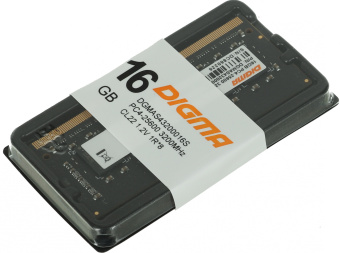Память DDR4 16GB 3200MHz Digma DGMAS43200016S RTL PC4-25600 CL22 SO-DIMM 260-pin 1.2В single rank Ret - купить недорого с доставкой в интернет-магазине