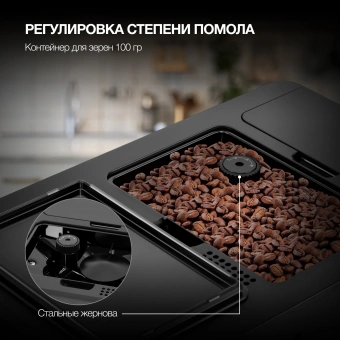 Кофемашина Hyundai HAM-4402 1350Вт черный - купить недорого с доставкой в интернет-магазине