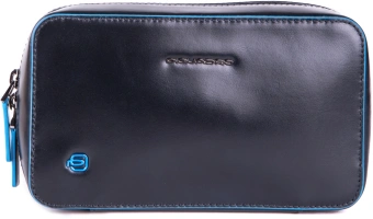 Чехол для кабелей и зарядки Piquadro Blue Square AC6895B2/BLU2 синий натур.кожа - купить недорого с доставкой в интернет-магазине