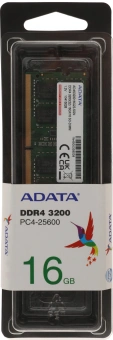 Память DDR4 16GB 3200MHz A-Data AD4S320016G22-SGN RTL PC4-25600 CL22 SO-DIMM 260-pin 1.2В single rank Ret - купить недорого с доставкой в интернет-магазине
