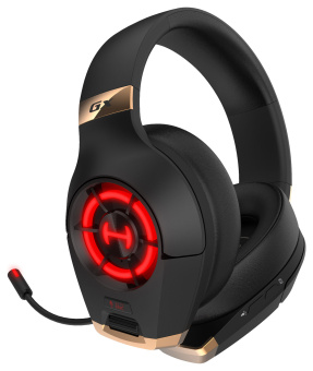 Наушники с микрофоном Edifier GX черный 2м мониторные USB оголовье - купить недорого с доставкой в интернет-магазине