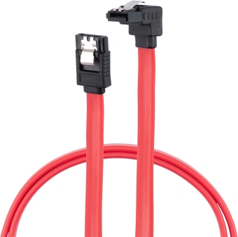 Кабель Buro ver3.0 SATA SATA угловой 0.5м (BU-SATA-SATA-ANG-LOCK) красный - купить недорого с доставкой в интернет-магазине