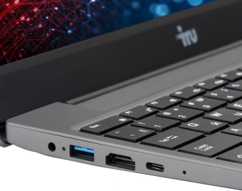 Ноутбук IRU Tactio 14RLH Ryzen 5 Pro 5675U 8Gb SSD256Gb AMD Radeon 14" IPS FHD (1920x1080) Free DOS grey 4000mAh (2058867) - купить недорого с доставкой в интернет-магазине