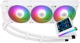 Система водяного охлаждения Thermalright Grand Vision 360 ARGB Soc-AM5/AM4/1151/1200/2066/2011/1700 белый 4-pin 29.4dB Al LCD Ret (G-VISION-360-WH-ARGB) - купить недорого с доставкой в интернет-магазине