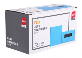 Органайзер настольный Deli EZ25130 Rio 4отд. 175x90x92мм голубой пластик - цена, купить или заказать с доставкой в интернет-магазине Органайзер настольный Deli EZ25130 Rio 4отд. 175x90x92мм голубой пластик - купить недорого с доставкой в интернет-магазине