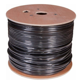 Кабель сетевой Buro BU-CCA-050-OUTDOOR UTP 4 пары cat.5E solid 0.50мм CCA 305м черный outdoor - купить недорого с доставкой в интернет-магазине