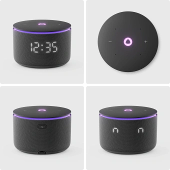 Умная колонка Yandex Станция Мини 3 Про Алиса черный 18W 2.0 BT/Wi-Fi (YNDX-00059BLK) - купить недорого с доставкой в интернет-магазине