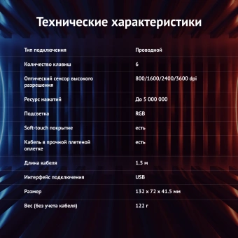 Мышь Оклик 905G INVASION черный оптическая 3600dpi USB для ноутбука 6but (405626) - купить недорого с доставкой в интернет-магазине