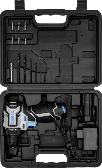 Дрель-шуруповерт Deko Loner 12V PRO аккум. патрон:быстрозажимной (кейс в комплекте) (085-1011) - купить недорого с доставкой в интернет-магазине