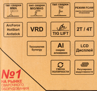 Сварочный аппарат Ресанта САИПА-220 Синергия ММА DC/MIG-MAG/FCAW/TIG 9.2кВт - купить недорого с доставкой в интернет-магазине