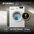 Стиральная машина Hyundai WME8201 класс: A+++ загр.фронтальная макс.:8кг белый инвертер - купить недорого с доставкой в интернет-магазине