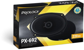 Колонки автомобильные Prology PX-692 220Вт 90дБ 4Ом 15x23см (6x9дюйм) (ком.:2кол.) коаксиальные двухполосные - купить недорого с доставкой в интернет-магазине