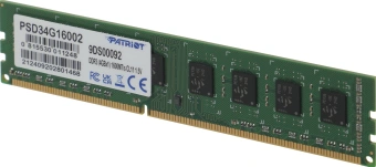 Память DDR3 4GB 1600MHz Patriot PSD34G16002 Signature Line RTL PC3-12800 CL11 DIMM 240-pin 1.5В dual rank Ret - купить недорого с доставкой в интернет-магазине