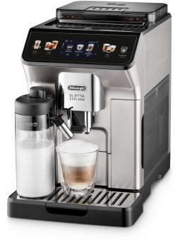 Кофемашина Delonghi Eletta Explore ECAM450.55.S 1450Вт серебристый/черный - купить недорого с доставкой в интернет-магазине