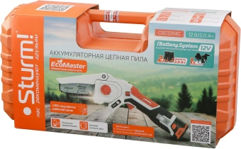 Цепная пила Sturm! CSC1204C аккум. дл.шины:4"(10cm) 2аккум. 2Ач ЗУ - купить недорого с доставкой в интернет-магазине