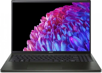 Ноутбук Acer Swift Edge 16 SFE16-44-R2RD Ryzen 7 8840U 16Gb SSD1Tb AMD Radeon 780M 16" OLED WQXGA+ (3200x2000) Windows 11 Home black WiFi BT Cam (NX.KTDCD.002) - купить недорого с доставкой в интернет-магазине