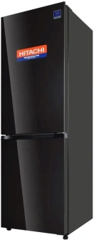 Холодильник Hitachi R-B410PUC6 BBK 2-хкамерн. черный глянц. инвертер - купить недорого с доставкой в интернет-магазине