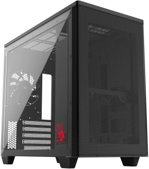Корпус Bloody BD-CC117F черный без БП mATX 5x120mm 1xUSB2.0 1xUSB3.0 audio bott PSU - купить недорого с доставкой в интернет-магазине