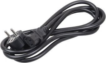 Шнур питания ITK PC-C13D-3M C13-Schuko проводник.:3x1.5мм2 3м 230В 10А (упак.:1шт) черный - купить недорого с доставкой в интернет-магазине