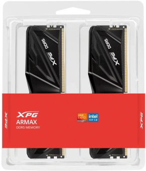 Память DDR5 2x16GB 5600MHz A-Data AX5U5600C4616G-DTAMBK XPG Armax RTL Gaming PC5-44800 CL46 DIMM UDIMM ECC 288-pin 1.1В kit single rank с радиатором Ret - купить недорого с доставкой в интернет-магазине