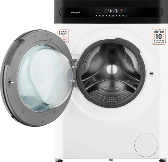 Стиральная машина Weissgauff WMD 46148 DC Inverter Steam класс: B загр.фронтальная макс.:8кг (с сушкой) белый инвертор - купить недорого с доставкой в интернет-магазине