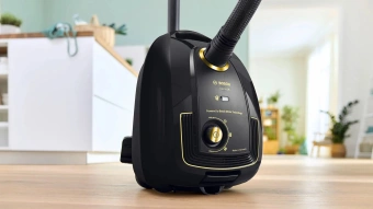 Пылесос Bosch BGL38GOLD 1700Вт черный/золотистый - купить недорого с доставкой в интернет-магазине