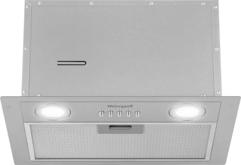 Вытяжка встраиваемая Weissgauff Dubhe 450 Inox нержавеющая сталь управление: кнопочное (1 мотор) - купить недорого с доставкой в интернет-магазине