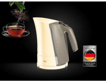 Чайник электрический Braun WK300CR 1.7л. 2280Вт бежевый (корпус: пластик) - купить недорого с доставкой в интернет-магазине