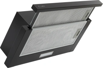 Вытяжка встраиваемая Lex Hubble G 600 черный/стекло черное управление: кнопочное (1 мотор) - купить недорого с доставкой в интернет-магазине