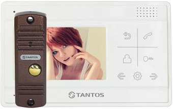 Комплект домофона Tantos Lilu kit белый - купить недорого с доставкой в интернет-магазине