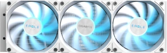 Система водяного охлаждения Gigabyte Eagle 360 ICE ARGB Soc-AM5/AM4/1200/1700/1851 белый 4-pin 13-37.6dB Al Ret (GP-GIGABYTE EAGLE 360I) - купить недорого с доставкой в интернет-магазине