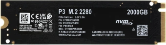 Накопитель SSD Crucial PCIe 3.0 x4 2TB CT2000P3SSD8 P3 M.2 2280 - купить недорого с доставкой в интернет-магазине