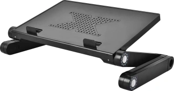 Стол для ноутбука Cactus CS-LS-T8-C черный 26x38см - купить недорого с доставкой в интернет-магазине