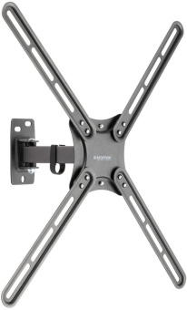 Кронштейн для телевизора Kromax CORBEL-6 черный 22"-65" макс.30кг настенный поворот и наклон - купить недорого с доставкой в интернет-магазине