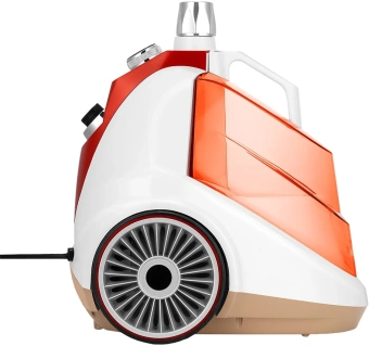 Отпариватель напольный Kitfort КТ-9357 2200Вт оранжевый/белый - купить недорого с доставкой в интернет-магазине