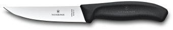 Нож кухонный Victorinox Swiss Classic (6.8103.12B) стальной разделочный лезв.120мм прямая заточка черный блистер - купить недорого с доставкой в интернет-магазине