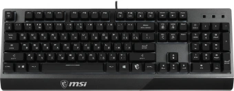 Клавиатура MSI GK30 RU черный USB Multimedia for gamer LED (подставка для запястий) (S11-04RU236-CLA) кабель 1.8м - купить недорого с доставкой в интернет-магазине