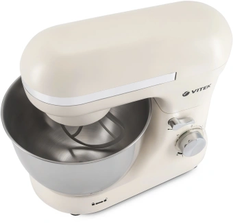 Миксер планетарный Vitek VT-PM0110 1500Вт кремовый - купить недорого с доставкой в интернет-магазине