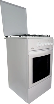 Плита Газовая Flama RG 2401 W белый (металлическая крышка) реш.сталь - купить недорого с доставкой в интернет-магазине