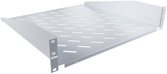 Полка стационарная NTSS NTSS-FF-450 1U нагр.:20кг. 19" 450мм серый (упак.:1шт) - купить недорого с доставкой в интернет-магазине