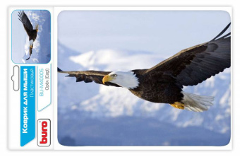 Коврик для мыши Buro BU-M40005 Мини рисунок/орёл 230x180x2мм - купить недорого с доставкой в интернет-магазине