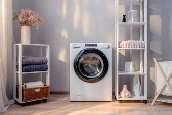 Стиральная машина Candy Smart Pro CSO4 276TWMB-07 класс: A загр.фронтальная макс.:7кг белый инвертор - купить недорого с доставкой в интернет-магазине