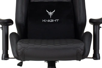 Кресло игровое Knight Neon черный соты экокожа с подголов. крестов. металл - купить недорого с доставкой в интернет-магазине