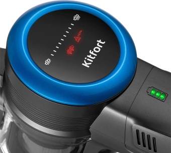 Пылесос ручной Kitfort КТ-5175-1 220Вт синий/черный - купить недорого с доставкой в интернет-магазине