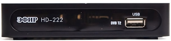 Ресивер DVB-T2 Сигнал Эфир HD-222 черный - купить недорого с доставкой в интернет-магазине