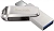 Флеш Диск Sandisk 32GB Ultra Dual Drive Luxe SDDDC4-032G-G46 USB3.0 серебристый