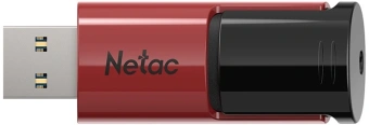 Флеш Диск Netac 128GB U182 NT03U182N-128G-32RE USB3.2 красный/черный - купить недорого с доставкой в интернет-магазине