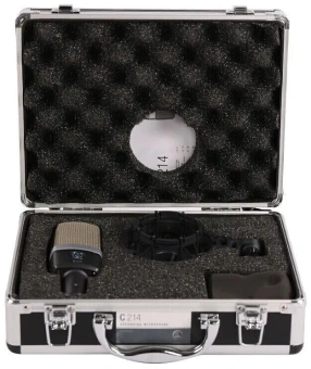 Микрофон проводной AKG C214 серый - купить недорого с доставкой в интернет-магазине